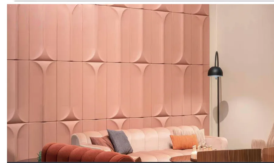 Supplier-provided visualization or product reference for 3D Arc PET Acoustic Wall Panels