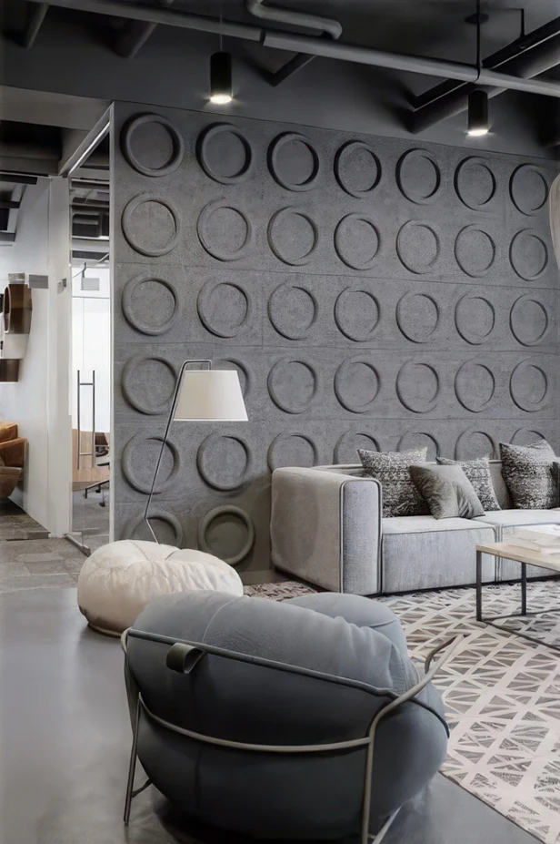 Supplier-provided visualization or product reference for 3D Formed PET Acoustic Wall Panels