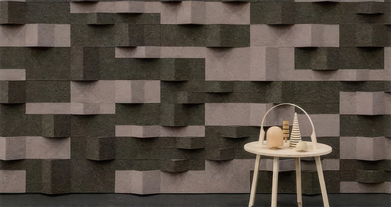 Supplier-provided visualization for 3D Formed PET Acoustic Wall Panels