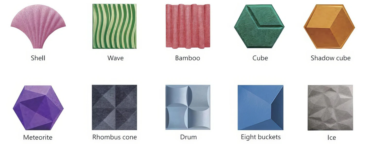 Supplier source reference for 3D Formed PET Acoustic Wall Panels