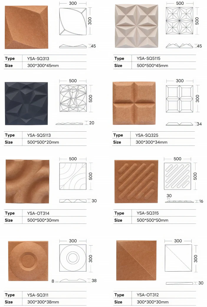 Supplier source reference for 3D Formed PET Acoustic Wall Panels