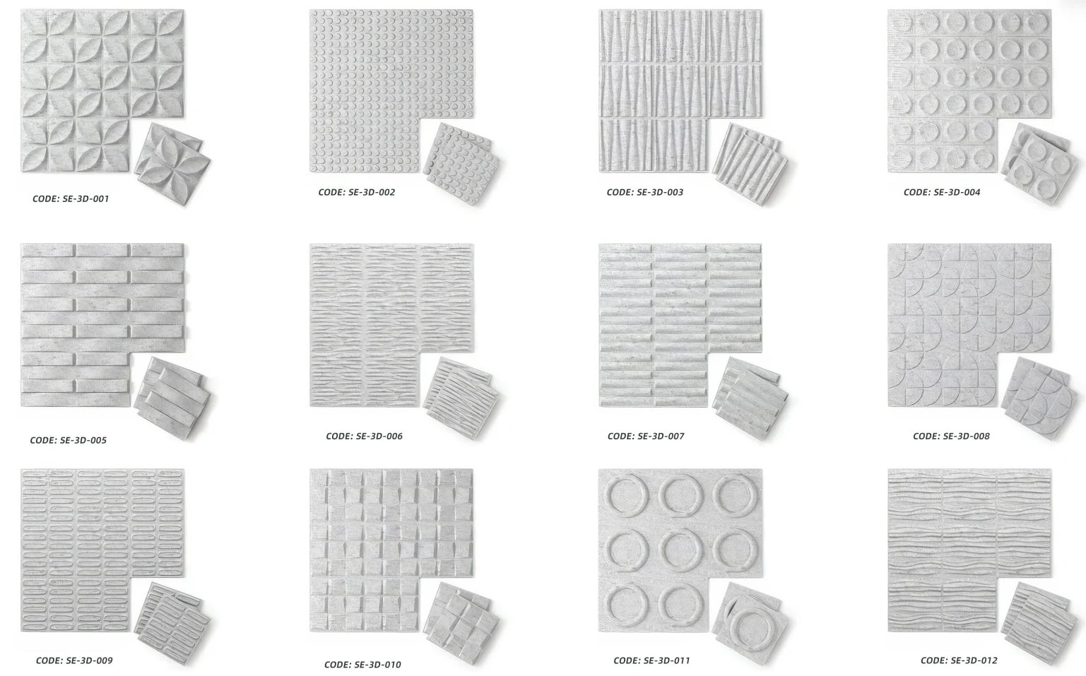 Supplier source reference for 3D Formed PET Acoustic Wall Panels