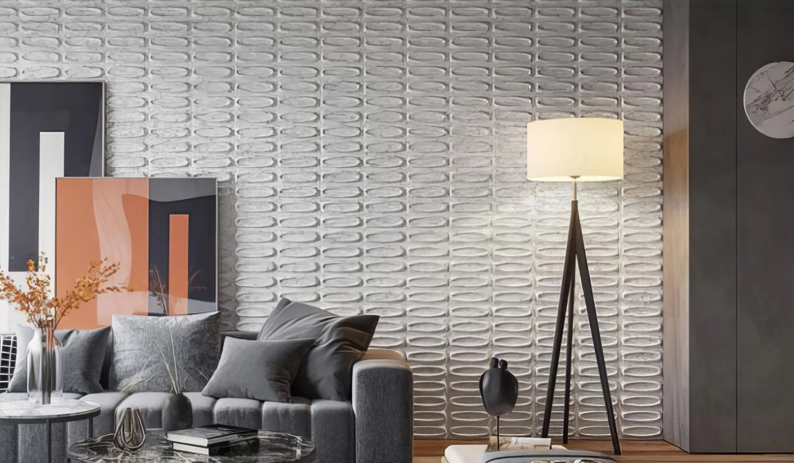 Supplier-provided visualization for 3D Formed PET Acoustic Wall Panels