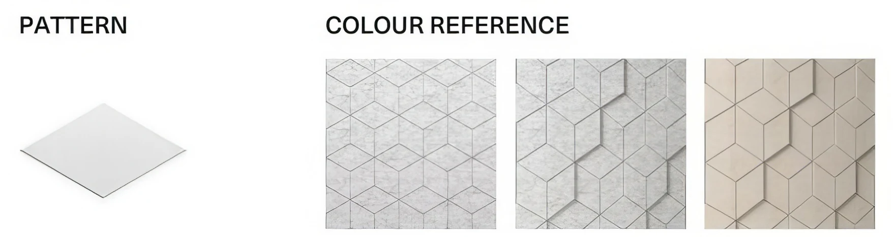 Supplier source reference for Carved Geometric PET Acoustic Wall Panels