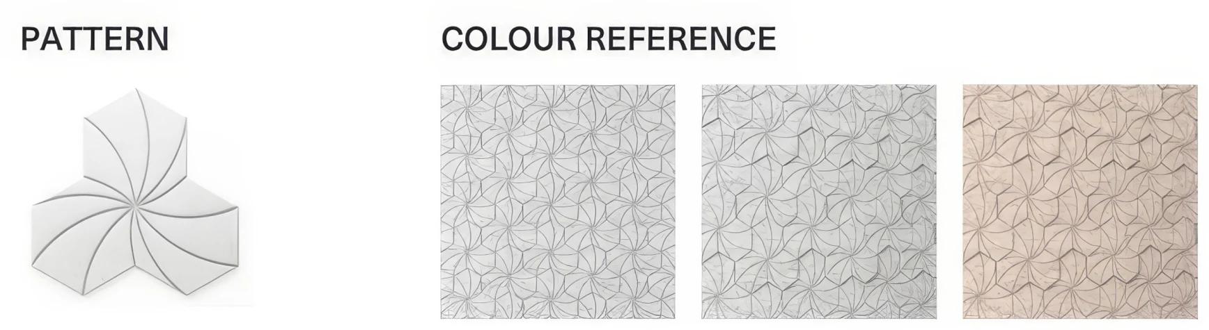 Supplier source reference for Carved Geometric PET Acoustic Wall Panels