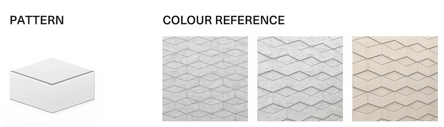 Supplier source reference for Carved Geometric PET Acoustic Wall Panels