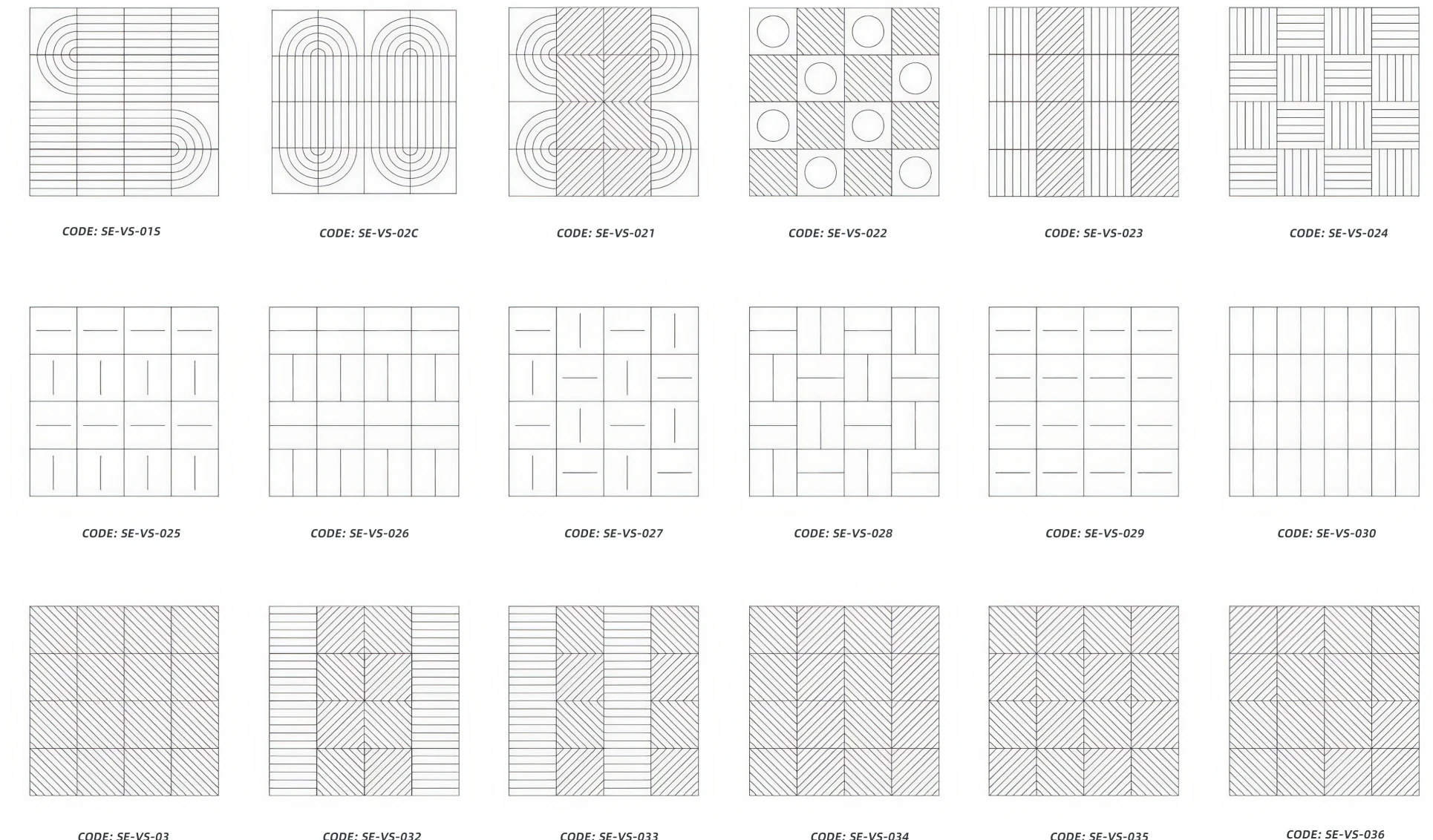 Supplier source reference for Carved & Grooved PET Acoustic Wall Panels
