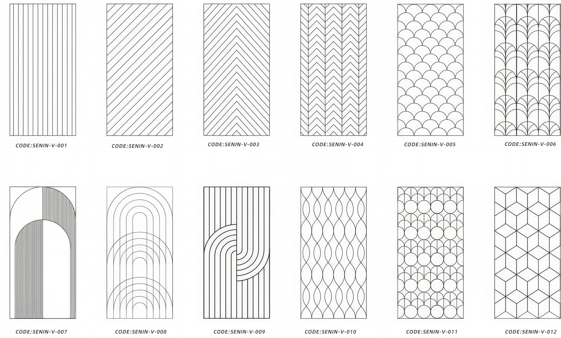 Supplier source reference for Carved & Grooved PET Acoustic Wall Panels