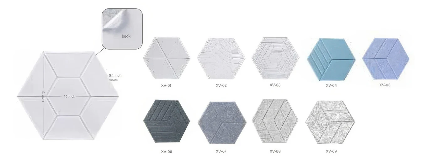 Supplier source reference for Carved Hexagonal PET Acoustic Wall Panels
