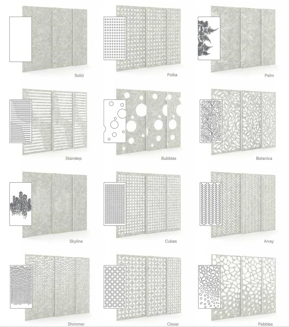 Supplier source reference for Carved PET Hanging Screens