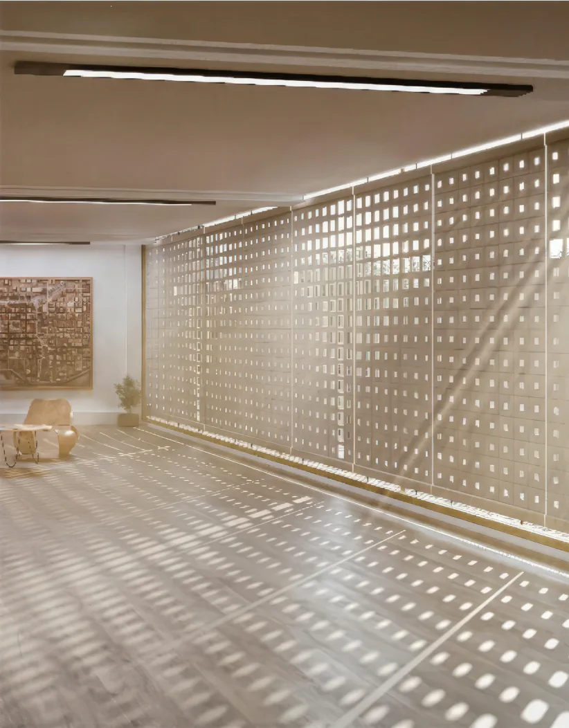 Supplier-provided visualization for Carved PET Hanging Screens