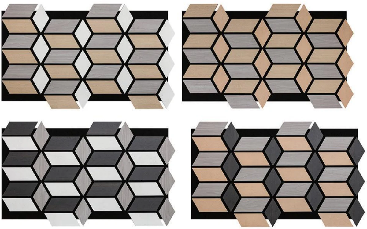 Supplier source reference for Geometric Wood Slat Acoustic Wall Panels