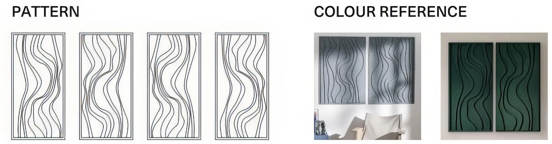 Supplier source reference for Layered PET Acoustic Wall Panels