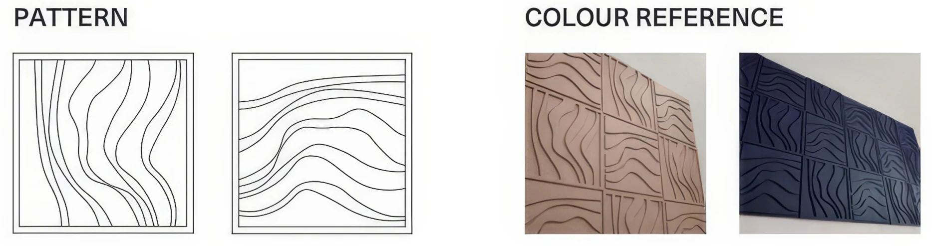 Supplier source reference for Layered PET Acoustic Wall Panels