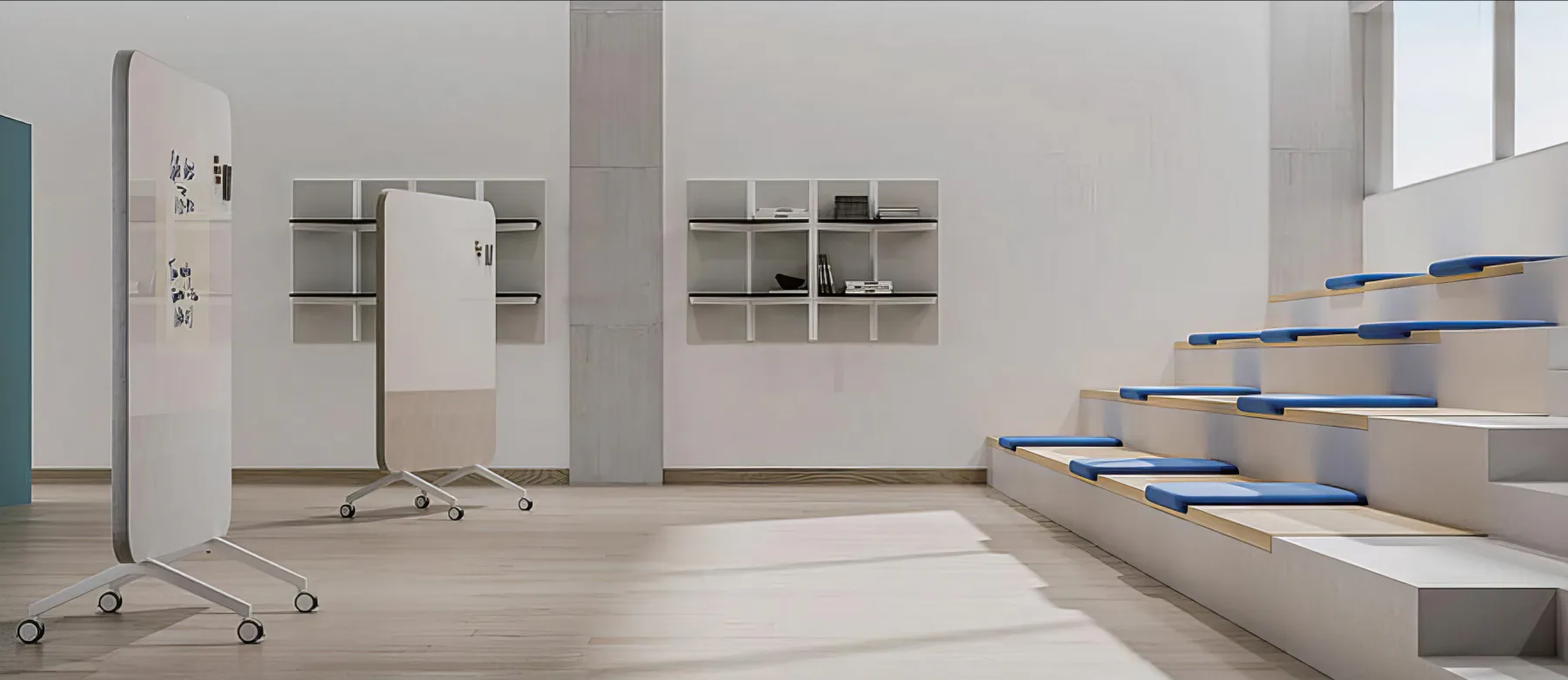 Supplier-provided visualization for Mobile PET Whiteboard Screens