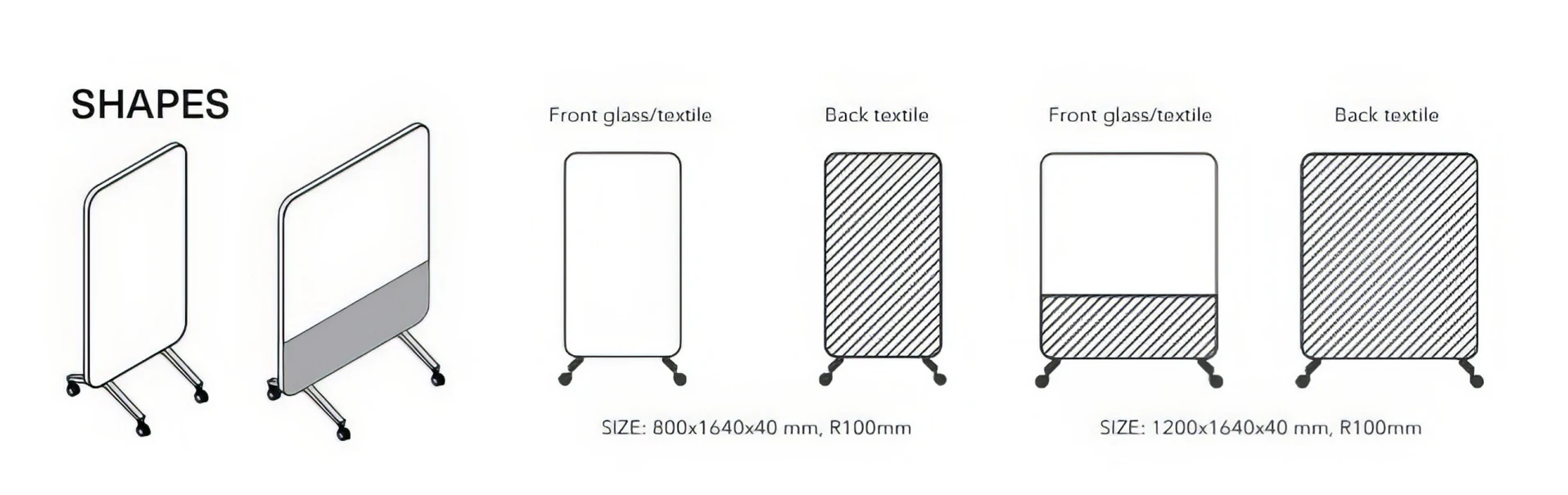 Supplier source reference for Mobile PET Whiteboard Screens