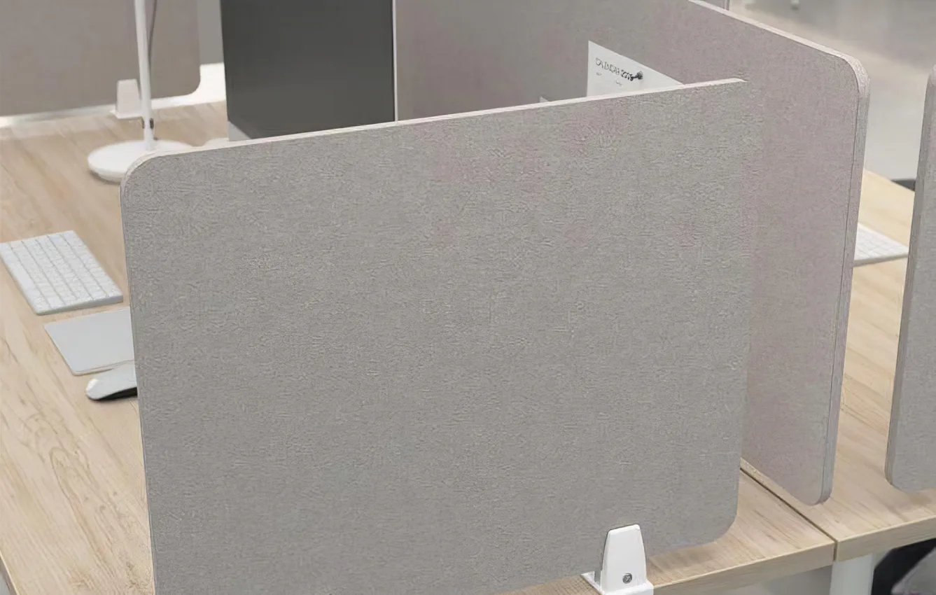 Supplier-provided visualization for PET Desk Privacy Screens