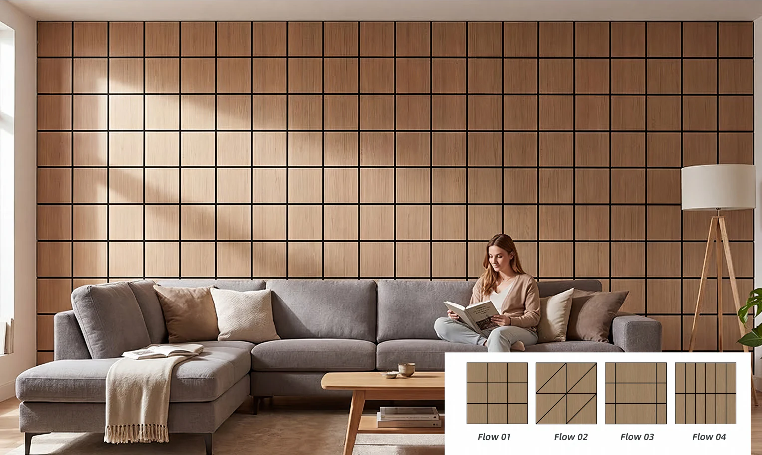 Supplier source reference showing grid pattern and finish options