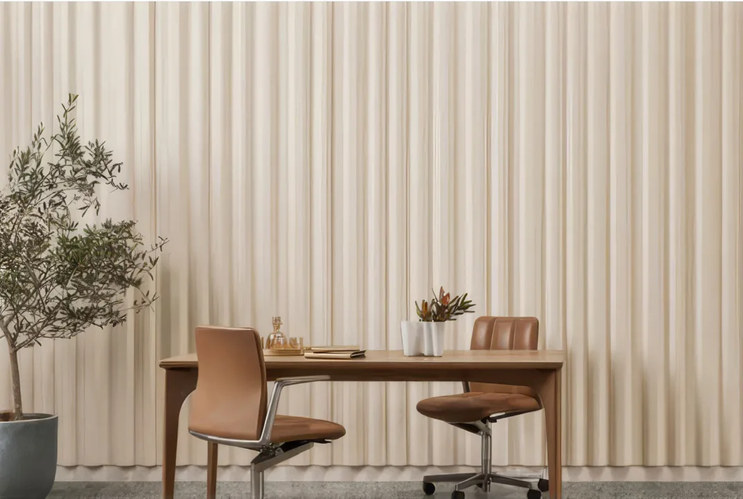 Supplier-provided visualization or product reference for Wave PET Acoustic Wall Panels