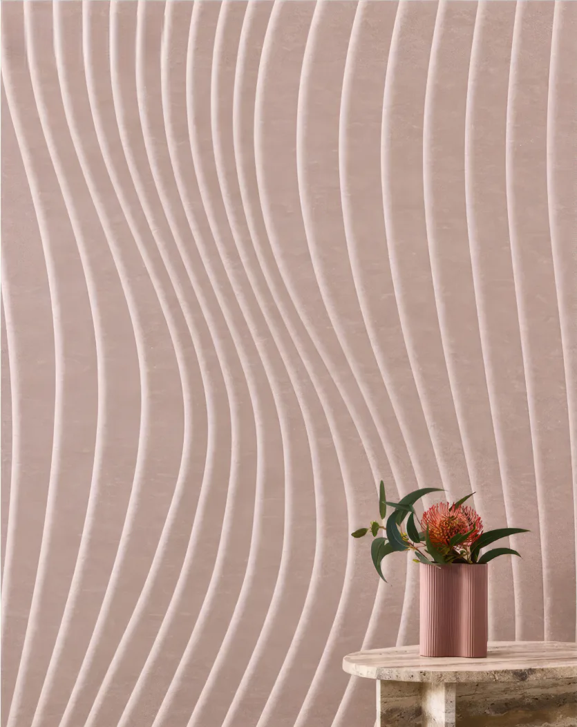 Supplier-provided visualization for Wave PET Acoustic Wall Panels