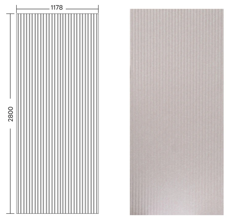 Supplier source reference for Wave PET Acoustic Wall Panels